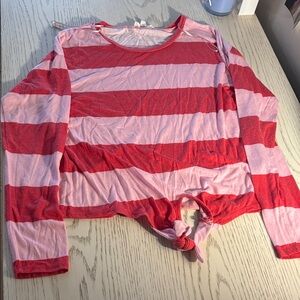 Cloud Chaser Red and White Top